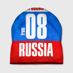 Шапка Russia: from 08, цвет: 3D-принт