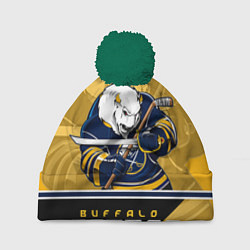 Шапка с помпоном Buffalo Sabres, цвет: 3D-зеленый