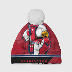 Шапка с помпоном Washington Capitals, цвет: 3D-белый