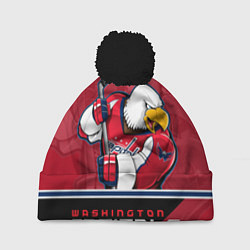 Шапка с помпоном Washington Capitals, цвет: 3D-черный