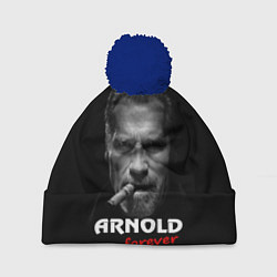 Шапка c помпоном Arnold forever