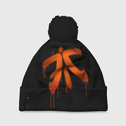 Шапка c помпоном Fnatic: Black collection