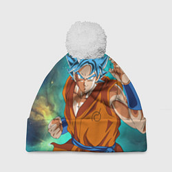 Шапка с помпоном Space Goku, цвет: 3D-белый