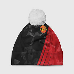 Шапка c помпоном FC Manchester United: Abstract