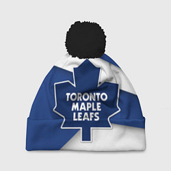 Шапка с помпоном Toronto Maple Leafs, цвет: 3D-черный