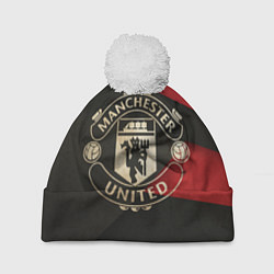 Шапка с помпоном FC Man United: Old Style, цвет: 3D-белый