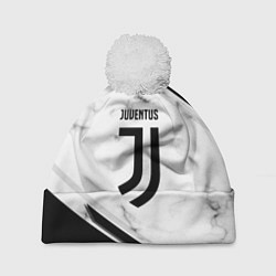 Шапка с помпоном Juventus, цвет: 3D-белый