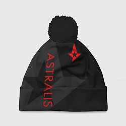 Шапка с помпоном Astralis: Dark Style, цвет: 3D-черный