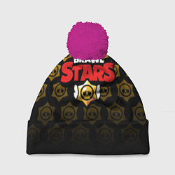 Шапка с помпоном Brawl Stars, цвет: 3D-малиновый
