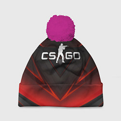 Шапка c помпоном CS GO logo