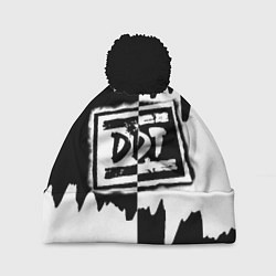 Шапка с помпоном ДДТ, цвет: 3D-черный