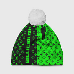 Шапка с помпоном BILLIE EILISH x LV Green, цвет: 3D-белый