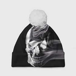 Шапка c помпоном Wind - smoky skull