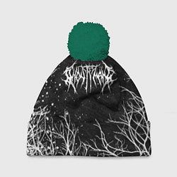 Шапка с помпоном GHOSTEMANE, цвет: 3D-зеленый