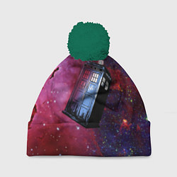 Шапка с помпоном Doctor Who, цвет: 3D-зеленый
