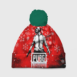 Шапка c помпоном PUBG