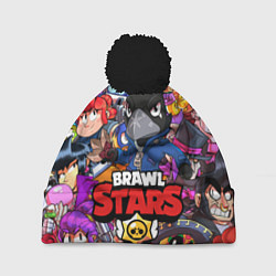 Шапка c помпоном BRAWL STARS CROW