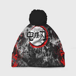 Шапка c помпоном KIMETSU NO YAIBA