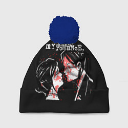Шапка с помпоном My Chemical Romance, цвет: 3D-тёмно-синий