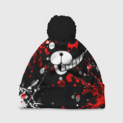 Шапка с помпоном MONOKUMA, цвет: 3D-черный