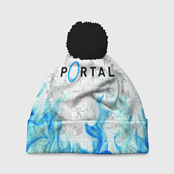 Шапка с помпоном PORTAL, цвет: 3D-черный