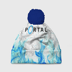 Шапка с помпоном PORTAL, цвет: 3D-тёмно-синий