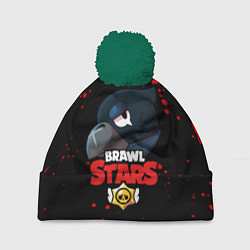 Шапка c помпоном BRAWL STARS CROW