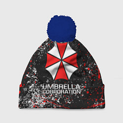Шапка с помпоном UMBRELLA CORP, цвет: 3D-тёмно-синий
