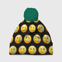 Шапка с помпоном New Emoji, цвет: 3D-зеленый