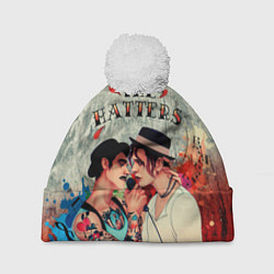 Шапка с помпоном THE HATTERS, цвет: 3D-белый
