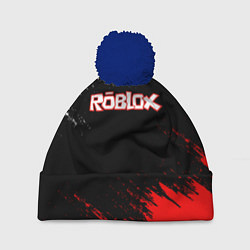 Шапка с помпоном ROBLOX, цвет: 3D-тёмно-синий