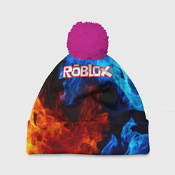 Шапка с помпоном ROBLOX, цвет: 3D-малиновый
