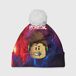 Шапка с помпоном ROBLOX, цвет: 3D-белый