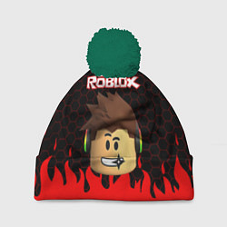 Шапка c помпоном ROBLOX