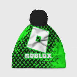 Шапка с помпоном Roblox, цвет: 3D-черный