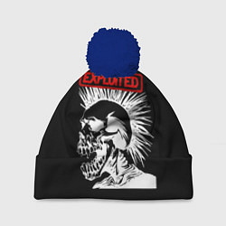 Шапка с помпоном The Exploited, цвет: 3D-тёмно-синий