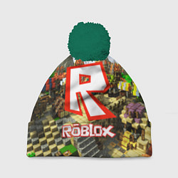 Шапка с помпоном ROBLOX, цвет: 3D-зеленый