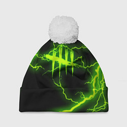 Шапка с помпоном DEAD BY DAYLIGHT, цвет: 3D-белый