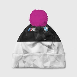 Шапка с помпоном BMW M SPORT, цвет: 3D-малиновый