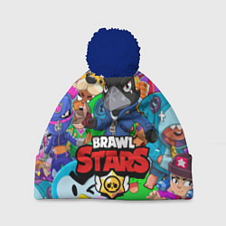 Шапка c помпоном BRAWL STARS CROW