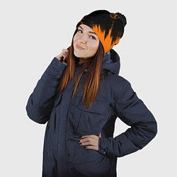 Шапка с помпоном HALF-LIFE, цвет: 3D-черный — фото 2