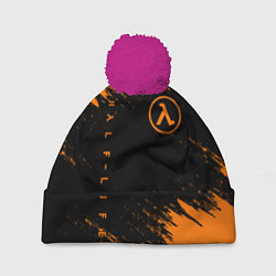 Шапка c помпоном HALF-LIFE