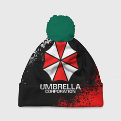 Шапка с помпоном RESIDENT EVIL UMBRELLA, цвет: 3D-зеленый