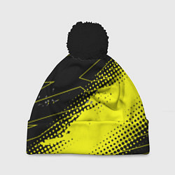 Шапка с помпоном Bona Fide Одежда для фитнеcа, цвет: 3D-черный