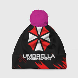 Шапка c помпоном Umbrella Corporation