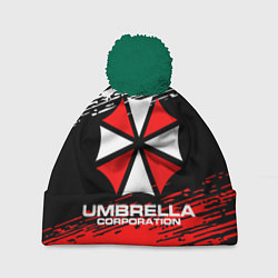 Шапка с помпоном Umbrella Corporation, цвет: 3D-зеленый