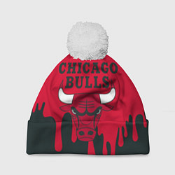 Шапка c помпоном Chicago Bulls