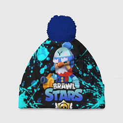 Шапка с помпоном BRAWL STARS GALE, цвет: 3D-тёмно-синий