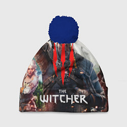 Шапка с помпоном The Witcher, цвет: 3D-тёмно-синий