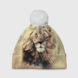 Шапка с помпоном Lion King, цвет: 3D-белый
